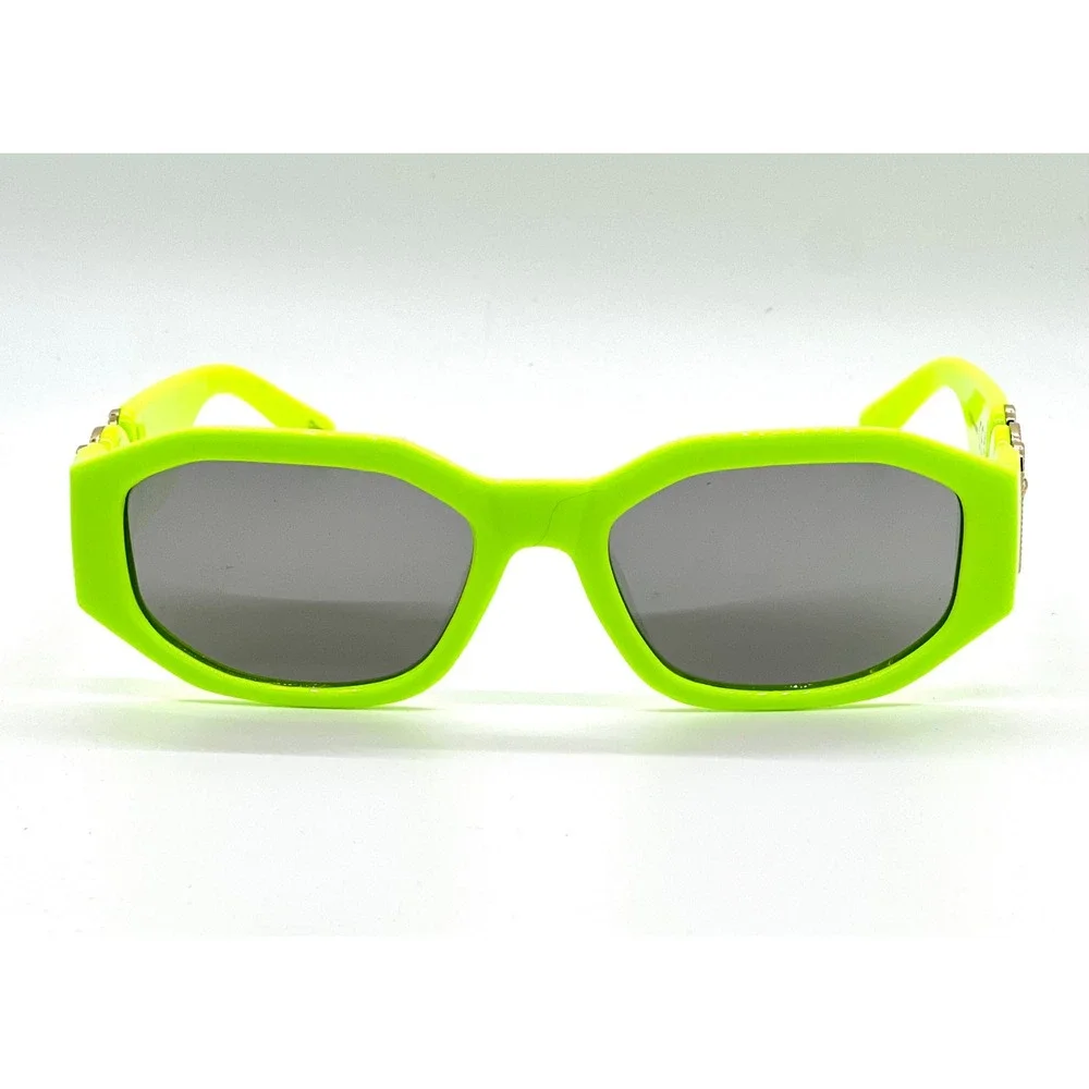 Neon Green Gold Head Sunglasses Bold‎ Statement Fashion Accessory Fashion Lentes